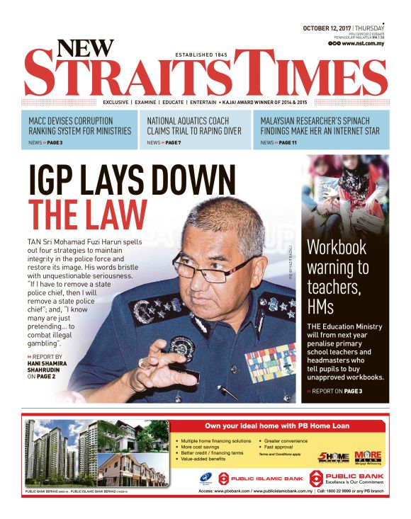 New straits time online