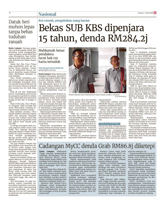 Berita Harian - 07/07/2023