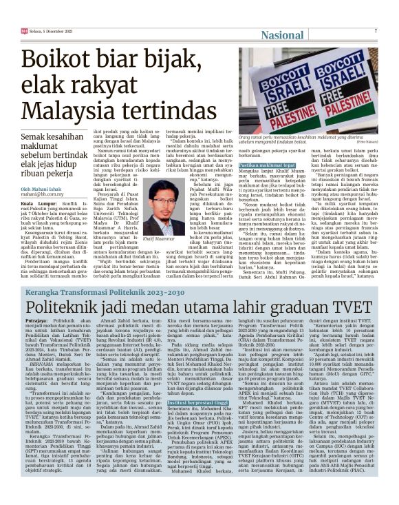 Berita Harian - 05/12/2023