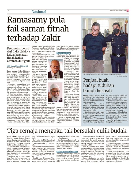 Berita Harian - 28/12/2023