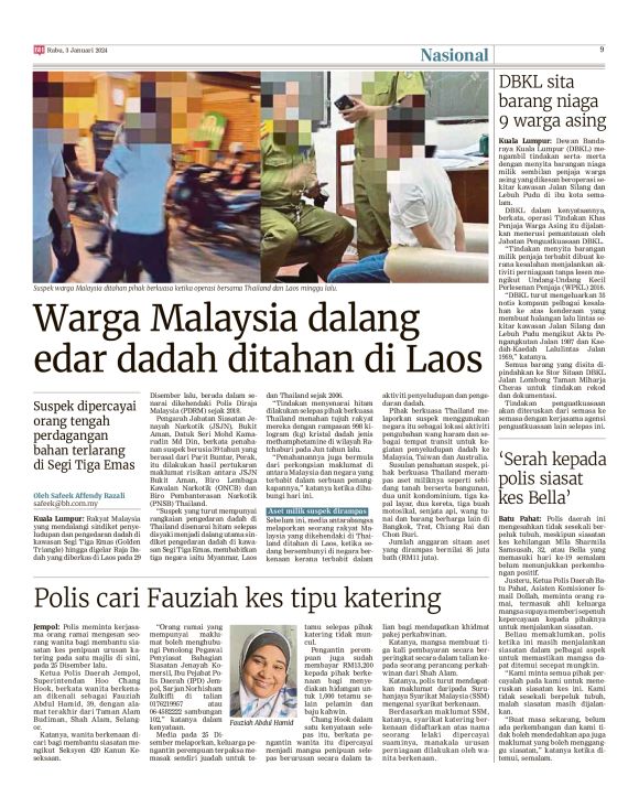 Berita Harian - 03/01/2024