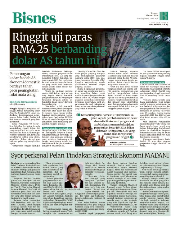 Berita Harian - 04/01/2024