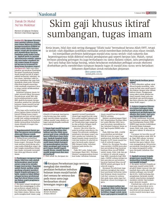 Berita Harian - 07/01/2024