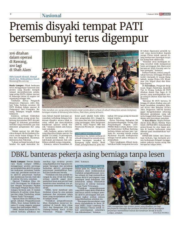 Berita Harian - 07/01/2024