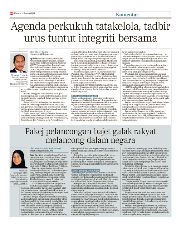 Berita Harian - 11/01/2024