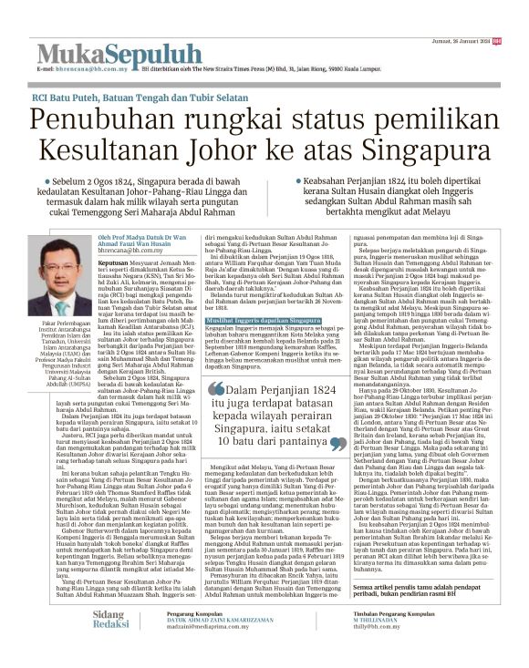 Berita Harian - 26/01/2024