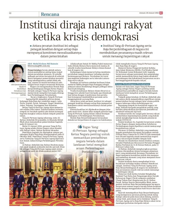 Berita Harian - 26/01/2024