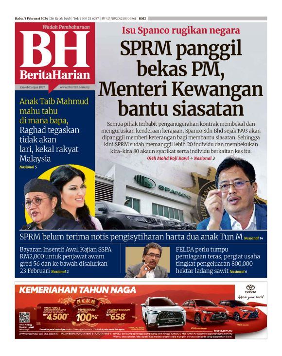 Berita Harian - 07/02/2024