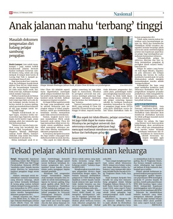 Berita Harian - 13/02/2024